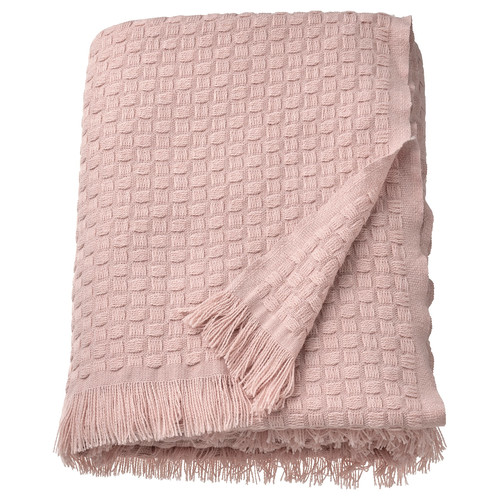 HORNMAL Throw, light pink, 130x170 cm