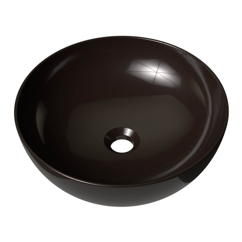 Ravak Countertop Wash-basin Ceramic Slim B 40 cm, black