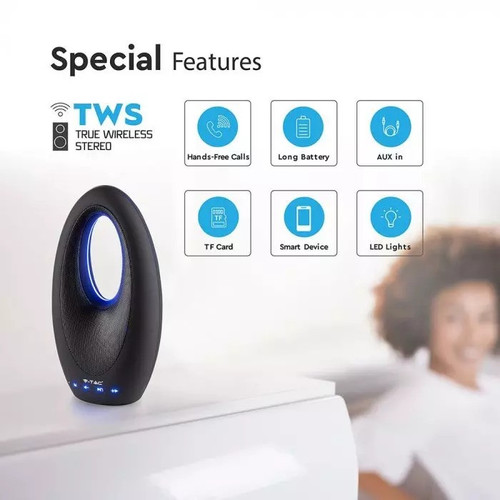 V-TAC Portable Speaker Bluetooth TWS