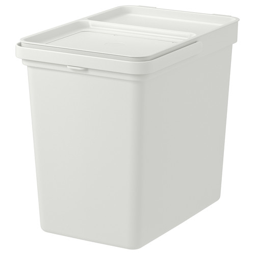 HÅLLBAR Bin, light grey, 22 l