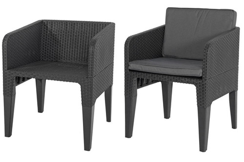 Outdoor Dining Set COLUMBIA, graphite