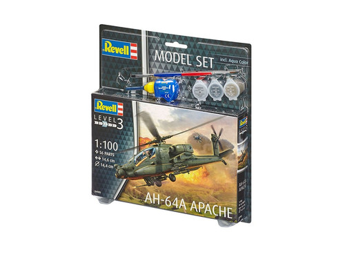 Revell Plastic Model Kit AH-64A Apache 14+