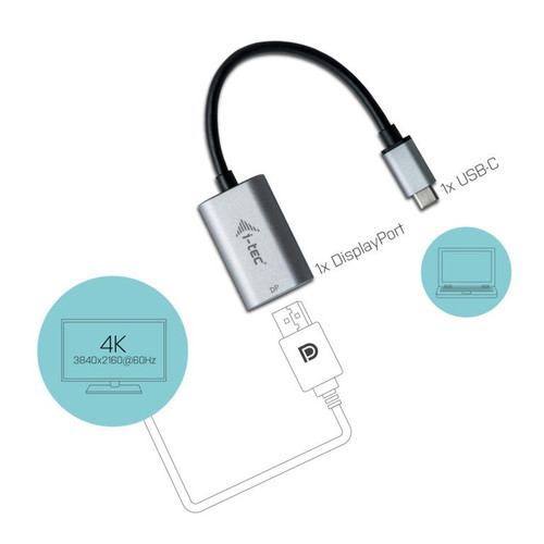 i-tec Adapter USB-C 3.1 Display Port 60'Hz