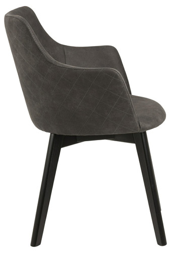 Upholstered Chair Bella, anthracite