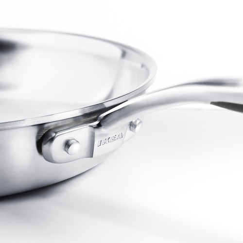 SENSUELL Frying pan, stainless steel, grey, 24 cm