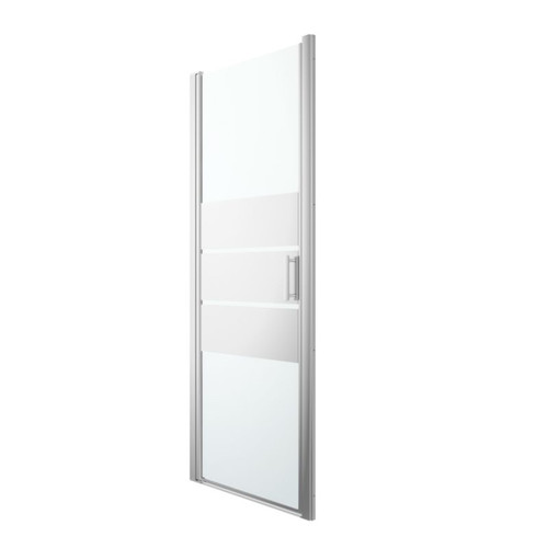 GoodHome Shower Door Beloya 80 cm, chrome/mirror glass