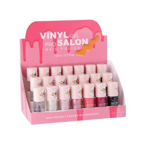 Constance Carroll Vinyl Gel Pro Salon Nail Polish Set 9 Colors 10ml x 2 pcs (16+2free)