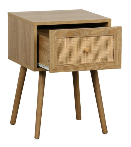 Nightstand Bedside Table Ballo, natural