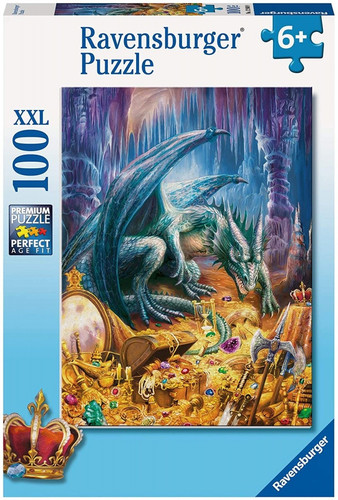 Ravensburger Children's Puzzle XXL Dragon in the Cave 100pcs 6+