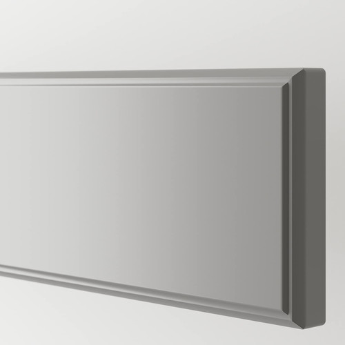 BODBYN Drawer front, grey, 40x10 cm