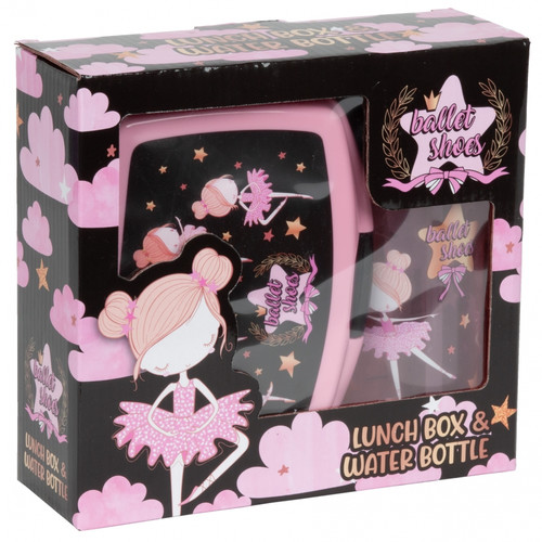 Lunch Box & Water Bottle Set Ballerina