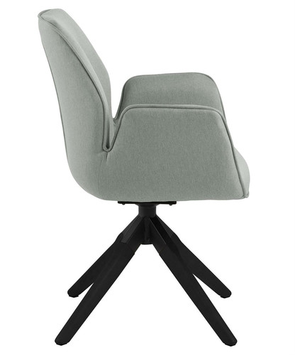 Swivel Chair Aura, auto return, light grey