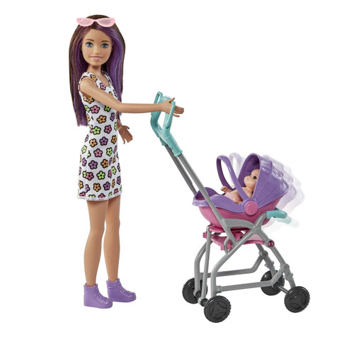 Barbie® Skipper™ Babysitters Inc.™ Doll & Stroller Playset GXT34 3+