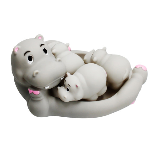 Bath Toy Hippo Set 6m+