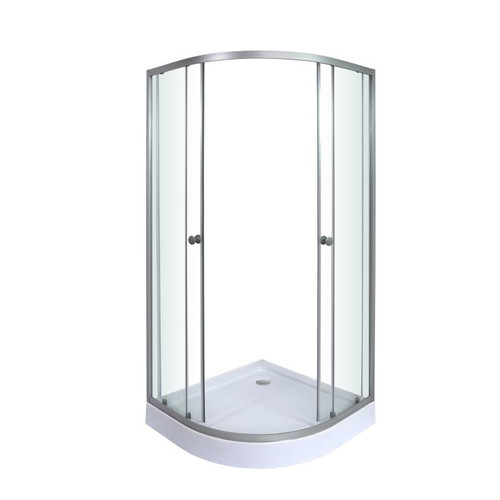 Shower Enclosure Arkell 90 x 90 x 12 cm, low shower tray, transparent