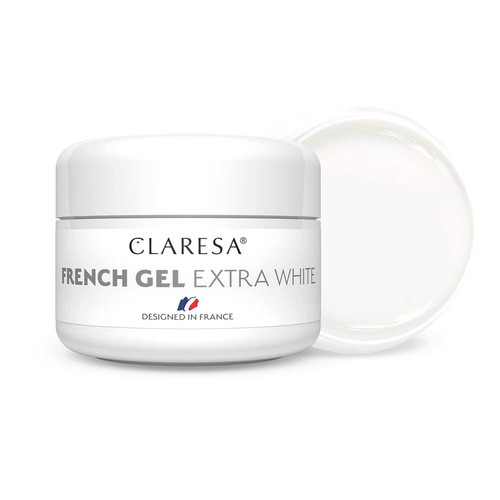 CLARESA UV/LED Builder Gel French - Extra White 25g