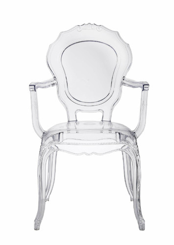 Chair Queen Arm, transparent