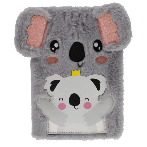 Plush Notebook Diary Koala A5