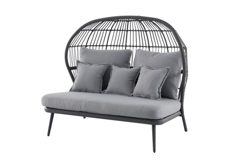 GoodHome Outdoor Daybed Sofa Apolima, grey