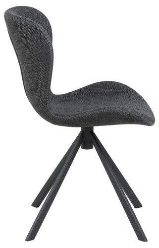 Swivel Chair Batilda-A1, dark grey