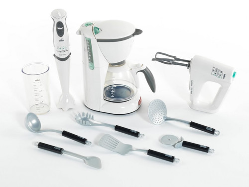 Klein Braun Set of Kitchen with Toy Accessories 3+