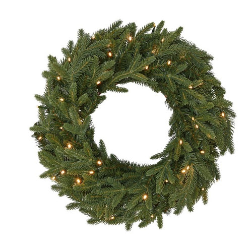 Christmas Wreath with LED Thetford 50 cm, battery-operated