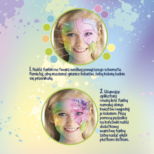 Face Paints Pastel 6 Colours