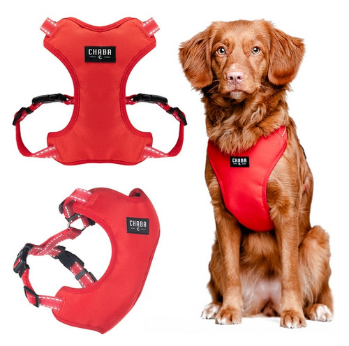 CHABA Dog Harness Guard Comfort Classic L, red