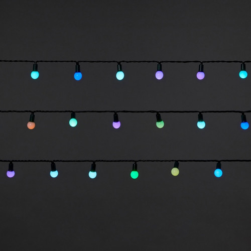 Christmas Outdoor Lights Balls 120 LED, multicolour