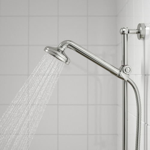 VOXNAN Shower set with thermostatic mixer, chrome-plated