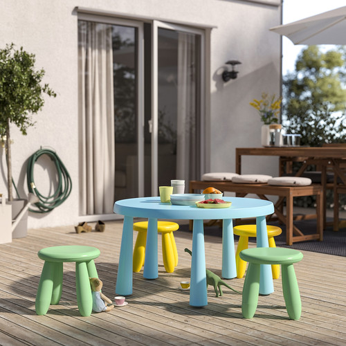 MAMMUT Children's stool, indoor/outdoor/light green