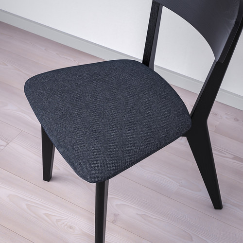 LISABO Chair, black/Tallmyra black/grey