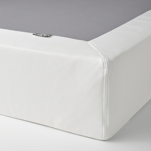 LYNGÖR Slatted mattress base, white, Standard King