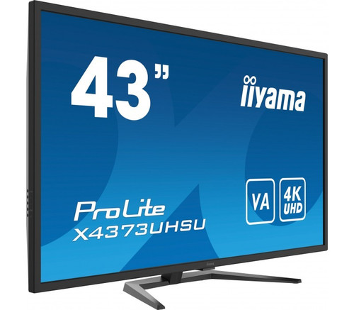 Iiyama 43" Monitor 4K VA 2xHDMI DP mDP 3ms 2x7W USBx4 X4373UHSU-B1