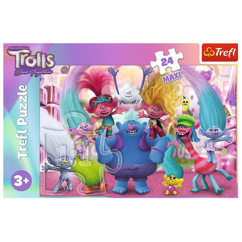 Trefl Children's Maxi Puzzle Trolls 24pcs 3+