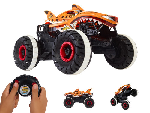 HOT WHEELS® Monster Trucks UNSTOPPABLE TIGER SHARK RC™ Vehicle 1:15 HGV87 4+