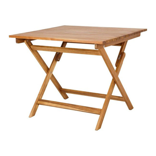 Garden Table Folding Denia 90x90x75cm, acacia