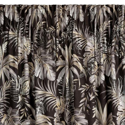 Curtain Rhodes 140x270 cm, black/silver