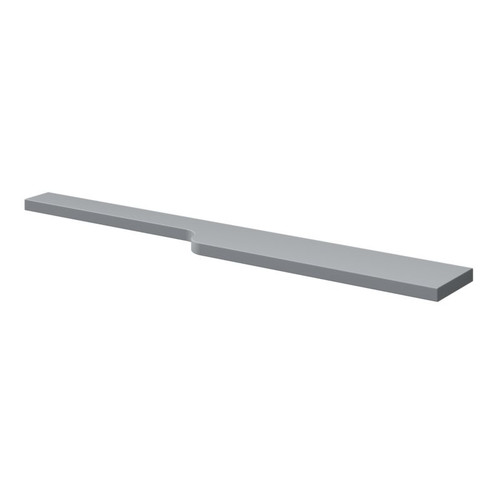 GoodHome Decorative Shelf Himalia 105x15 cm, grey