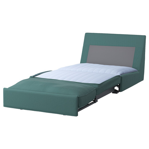 KIVIK 1-seat sofa-bed, Kelinge grey-turquoise