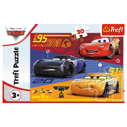 Trefl Children's Puzzle Cars Before the Race 30pcs 3+