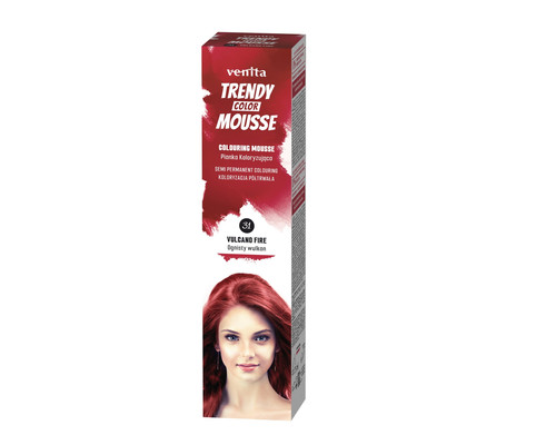 Venita Trendy Color Mousse Semi-Permanent Colouring 31 Volcano Fire 75ml