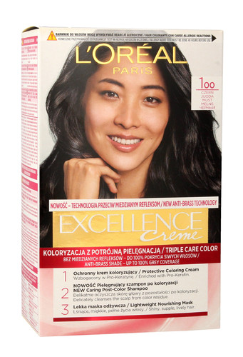 L'Oréal Excellence Creme Colouring Cream 1 Black