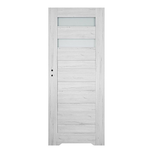 Internal Door, Undercut, Trame 80, right, silver oak