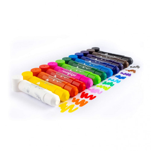 Strigo Gel Crayons 12 Colours