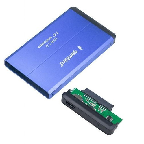 Gembird Enclosure for HDD/SSD 2.5'' USB 3.0, blue