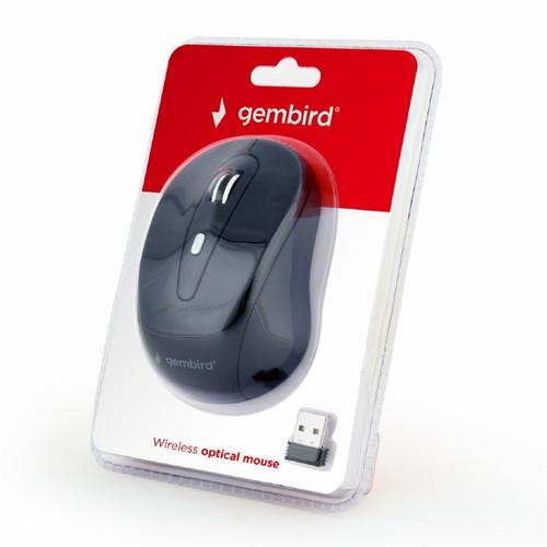 Gembird 6-button Wireless Optical Mouse, black