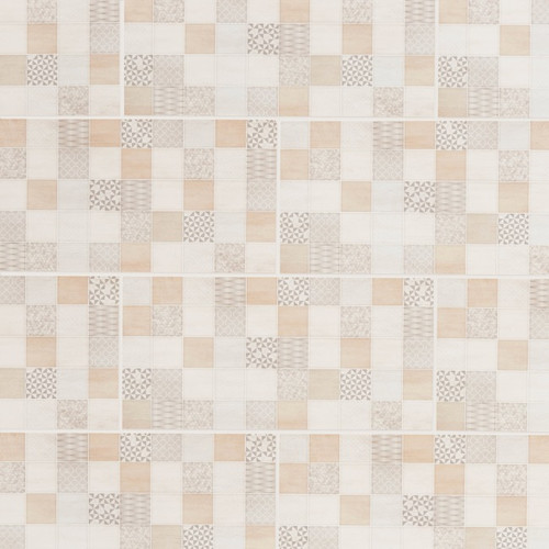 Decorative Tile Urca Cersanit 29.7 x 60 cm, beige, 1.25 m2