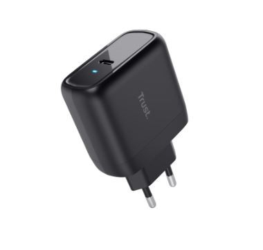 Trust Wall Charger EU Plug MAXO 65W USB-C, black