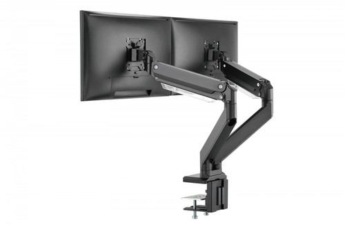 Digitus Dual Monitor Mount with Gas Spring and Clamp Mount 15-35"